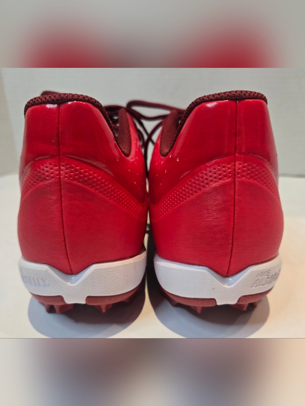 Nike Womens' Red Hyperdiamond 4 Softball Cleats NEW - Picture 5 of 7